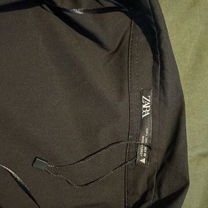 Zara front twist cropped top